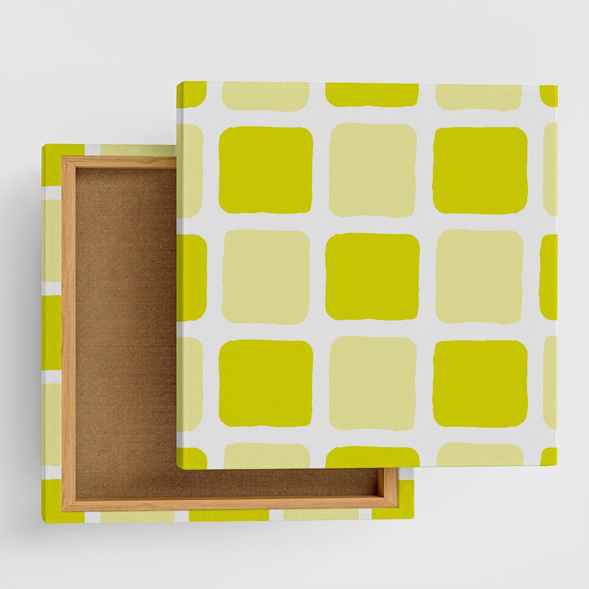 Yellow tile motif interior accessories Wall decor interior pat-0121