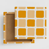 Orange tile motif interior accessories Interior art pat-0123