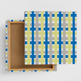 Checkered fabric panel recommended for entrance halls. Interior design for single living pat-0138