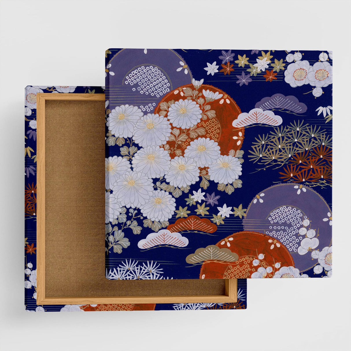 Japanese pattern fabric panel photo art pat-0188