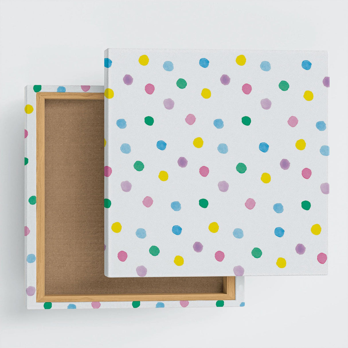 Fabric board with a Scandinavian feel Interior goods Art Polka dot pattern Colorful pat-1702-003