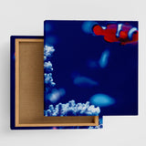 Fabric panels for wall decor | Clownfish wall art pho-0032