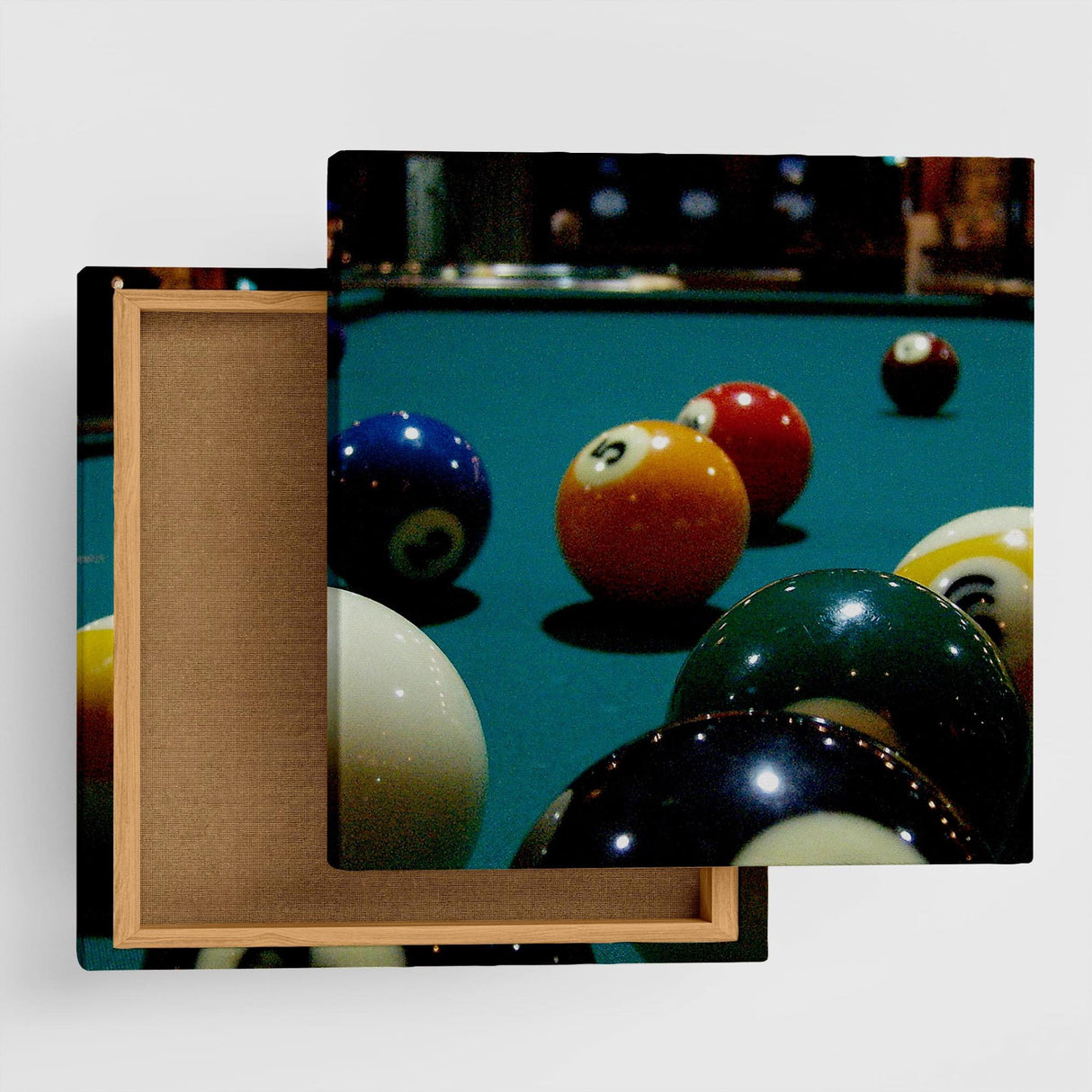 Fabric panels for wall hangings | Billiards Wall Decor Interior pho-0034