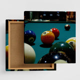 Fabric panels for wall hangings | Billiards Wall Decor Interior pho-0034