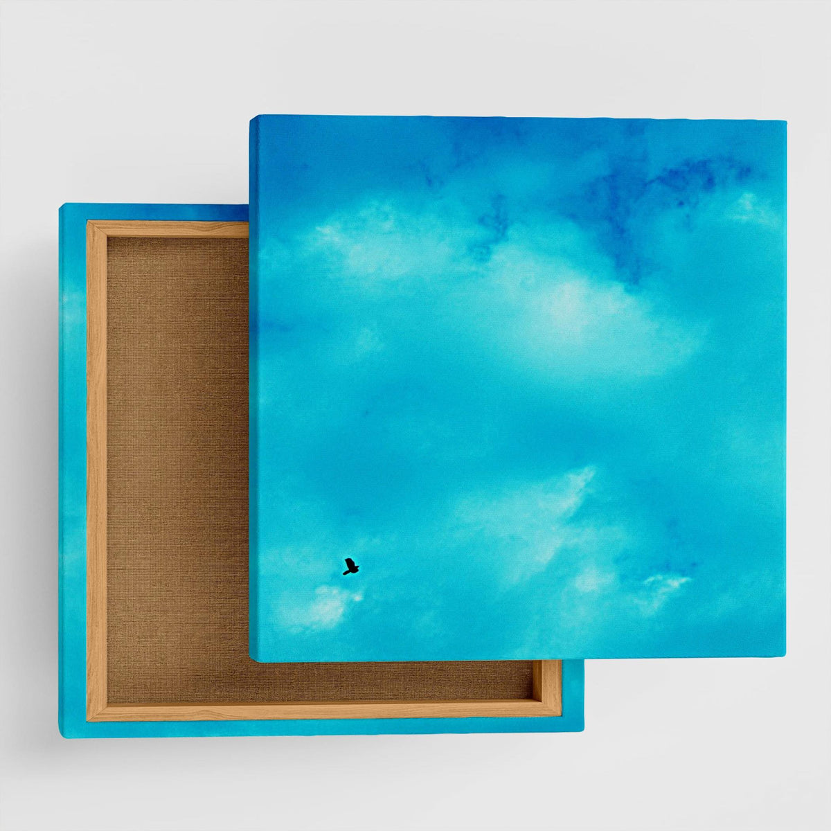 壁掛けインテリアにファブリックパネル|青空 アート 雑貨 pho-0050 