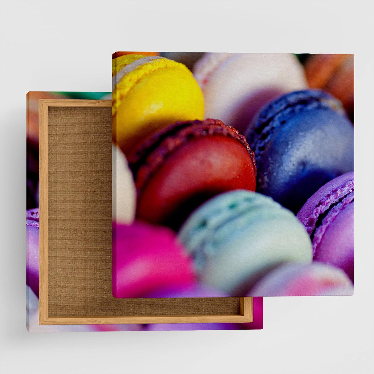 Macaron motif fabric panel wall art pho-0069