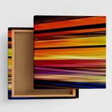 Striped interior, fabric panel poster art pop-0003