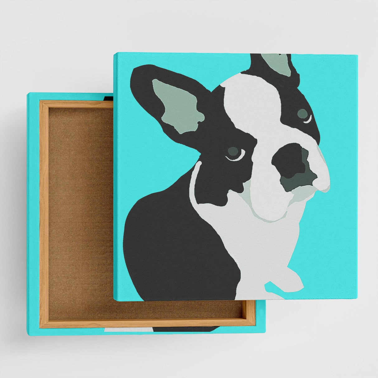 Animal motif, French bulldog interior accessories Art Goods pop-0030-blu