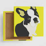 French bulldog motif wall decoration, interior poster art pop-0030-ye