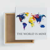 World map wall art Interior goods Art Pop art pop-1610-002