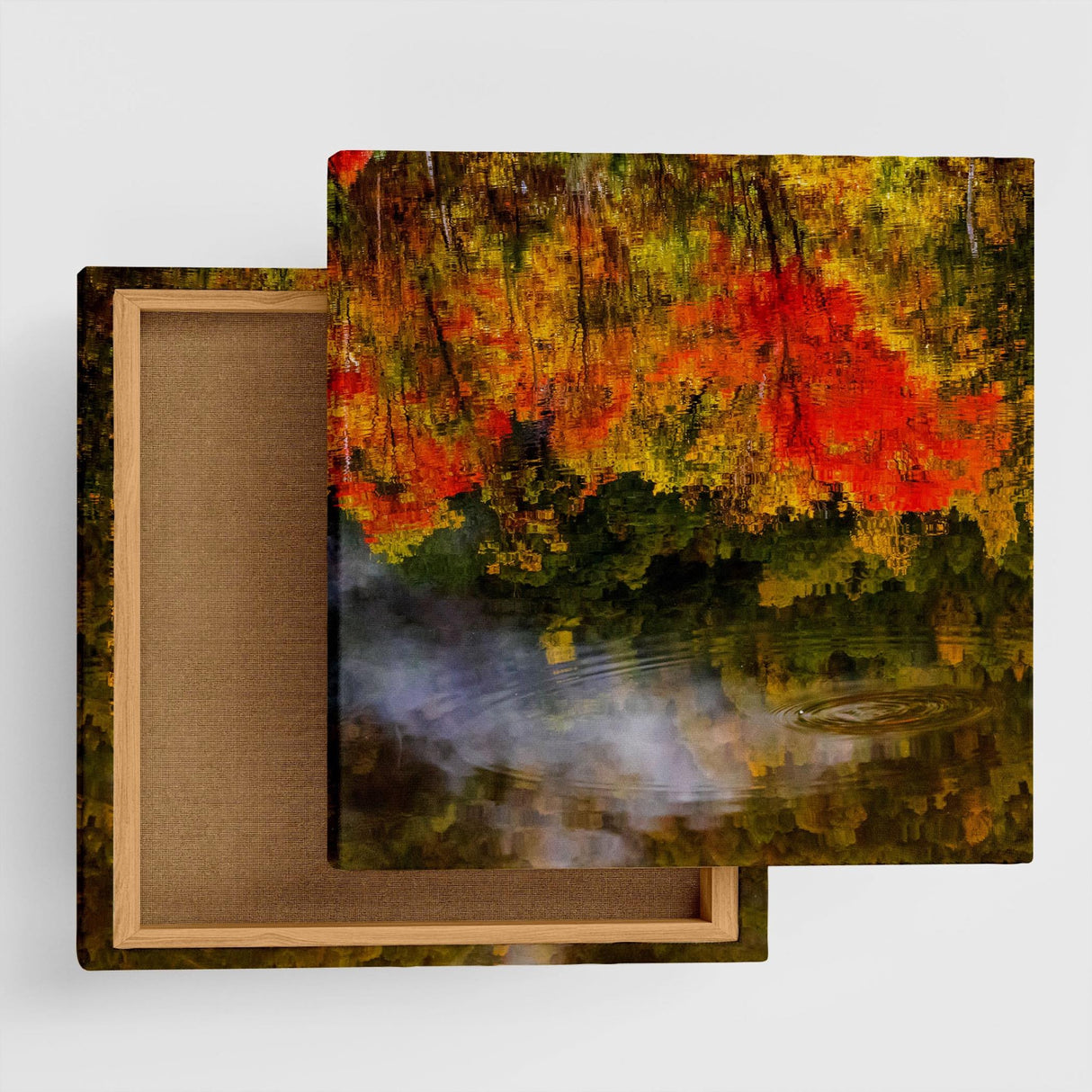 [Charity included] Fabric board by Sennin photographer Sakakibara Interior goods Gifu Prefecture Power of art Nature Autumn leaves skbr-0002