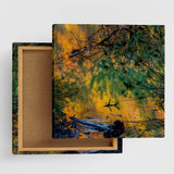 [Charity included] Wall art by Sennin Photographer Sakakibara Interior goods Nagano Prefecture The power of art Nature Lake skbr-0016