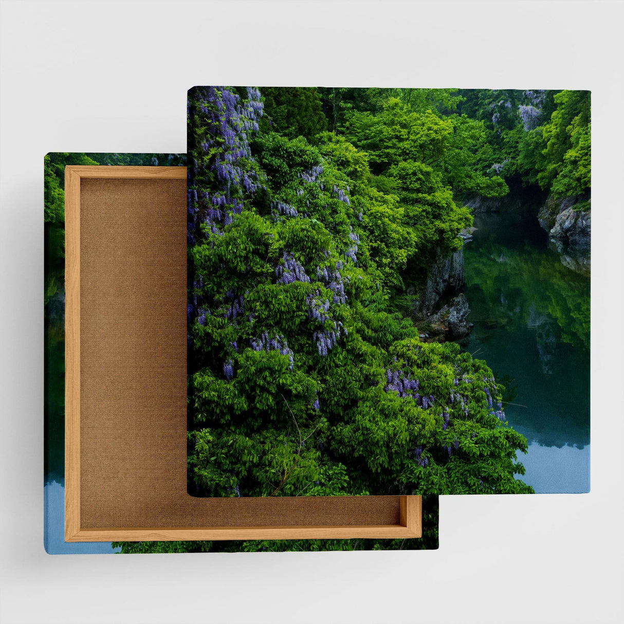 [With Charity] Fabric Board by Sennin Photographer Sakakibara Interior Goods Gifu Prefecture Power of Art Nature Green skbr-0038