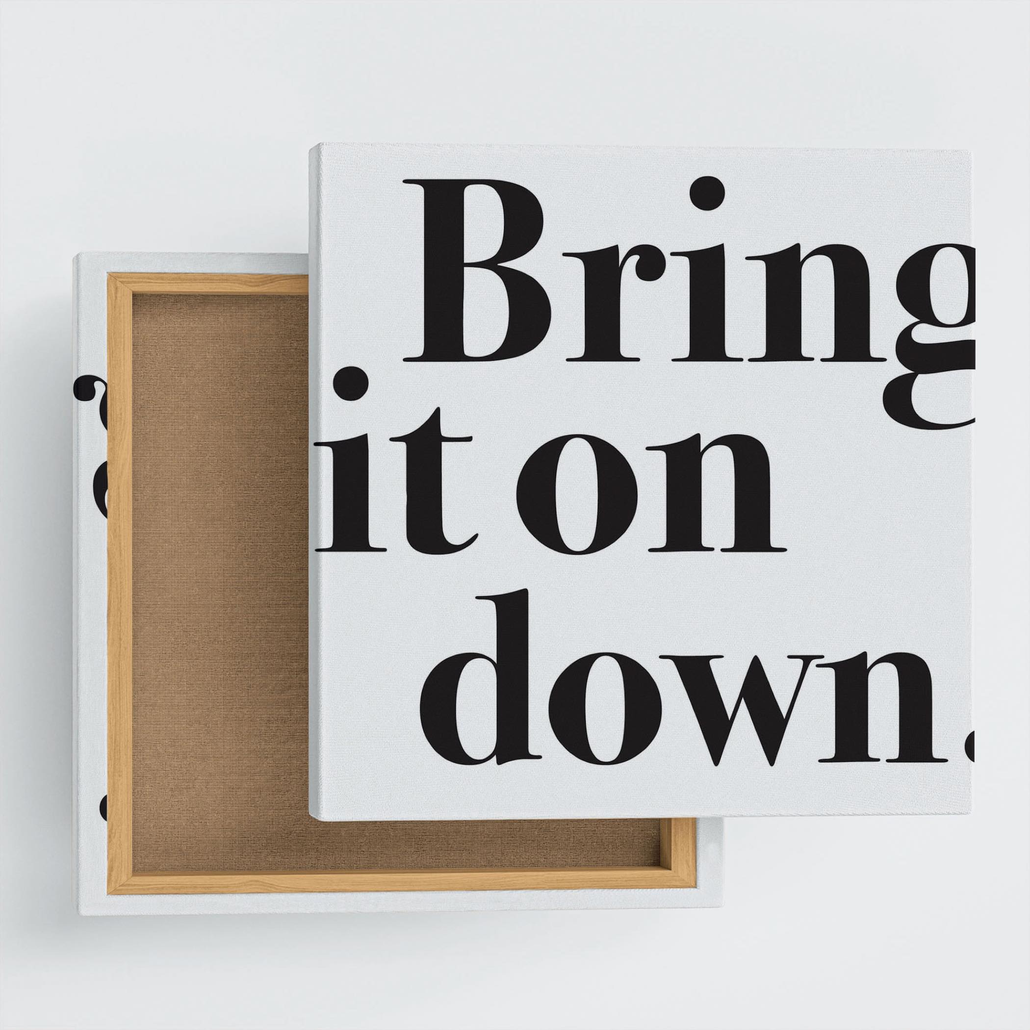 Typography fabric board Interior goods Art Pop art Simple typ-1611
