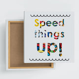 Typography fabric board Interior goods Art Pop art Colorful typ-1611-002