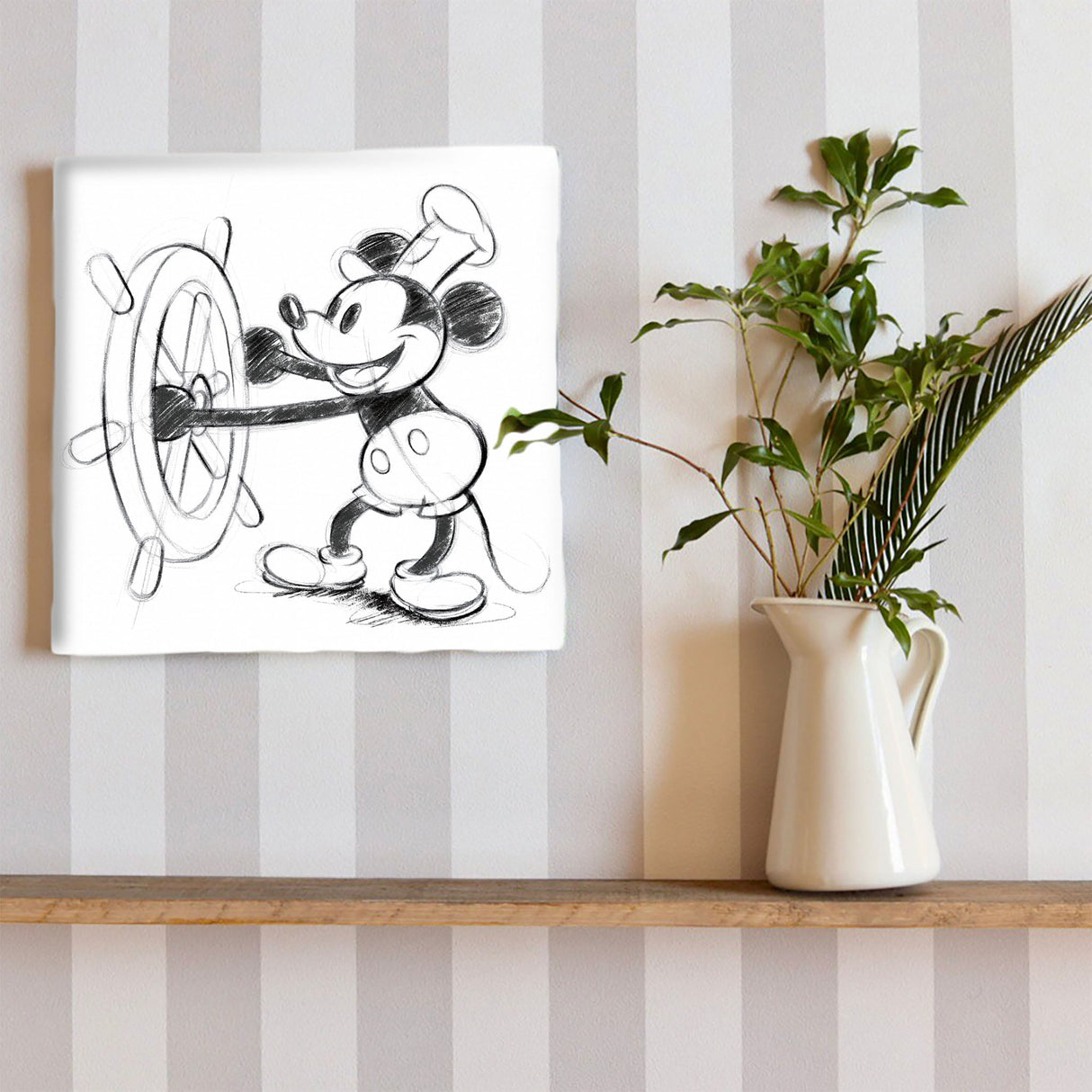 Mickey fabric panel | Wall hanging decor Disney interior dsn-0143