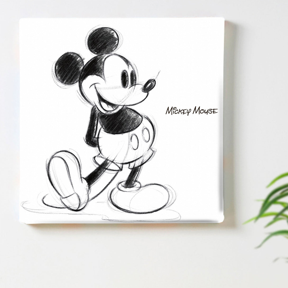 ミッキーのファブリックパネル|壁かけインテリア Disney ウォールデコ dsn-0151