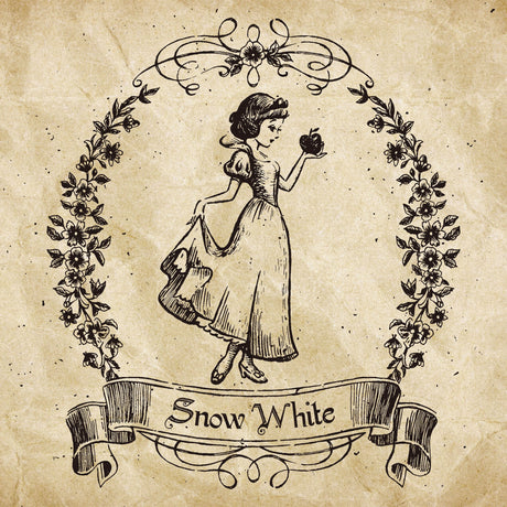 白雪姫 のファブリックパネル スノーホワイト Disney ウォールデコ dsn-0251