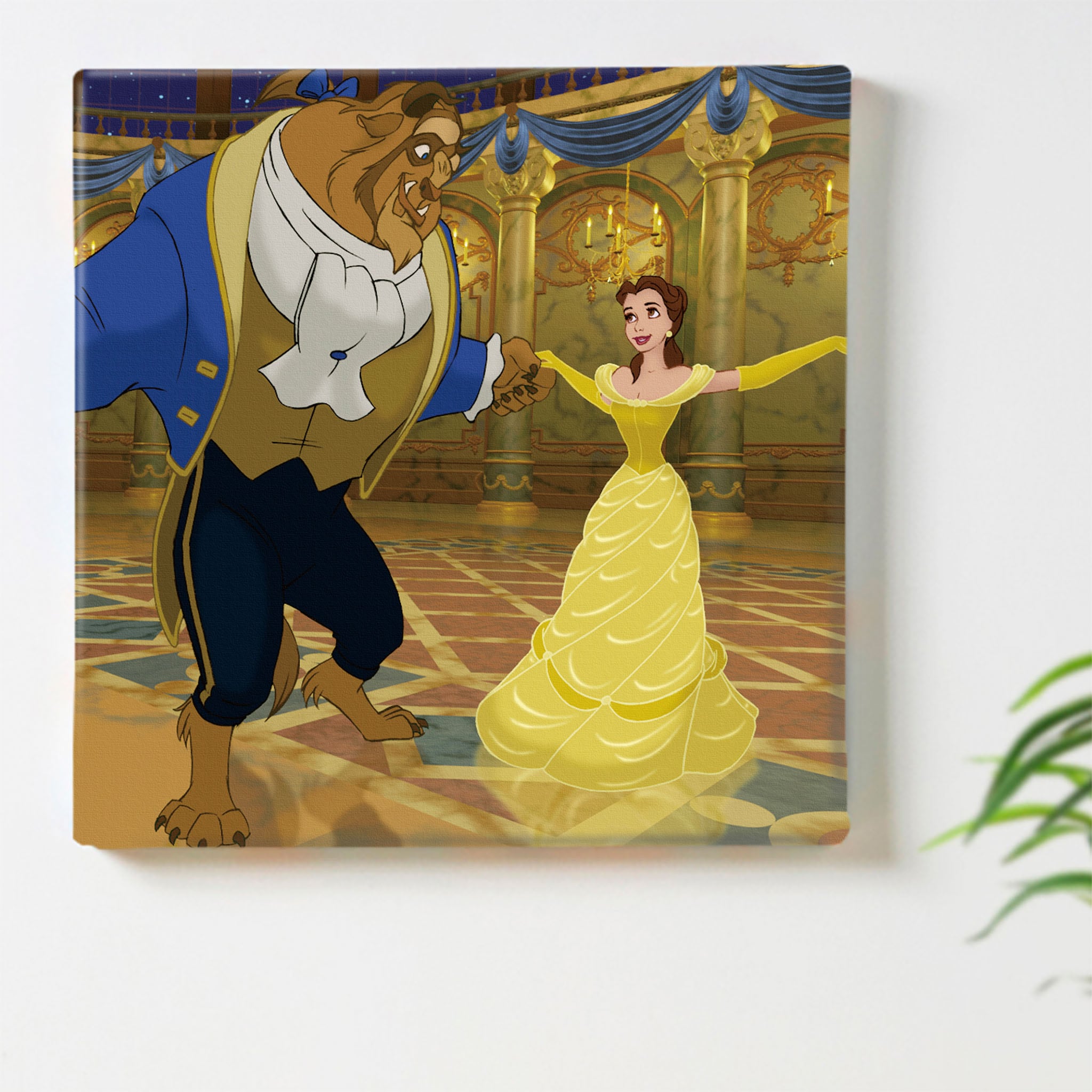 美女と野獣のアートパネル　ベル　ディズニープリンセス　Disney　アート dsn-0264