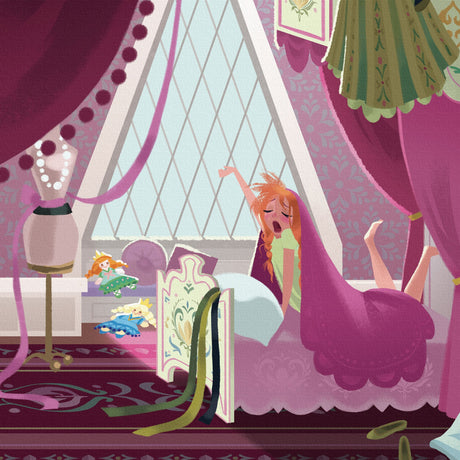 アナと雪の女王のファブリックボード ディズニープリンセス Disney アート dsn-0283