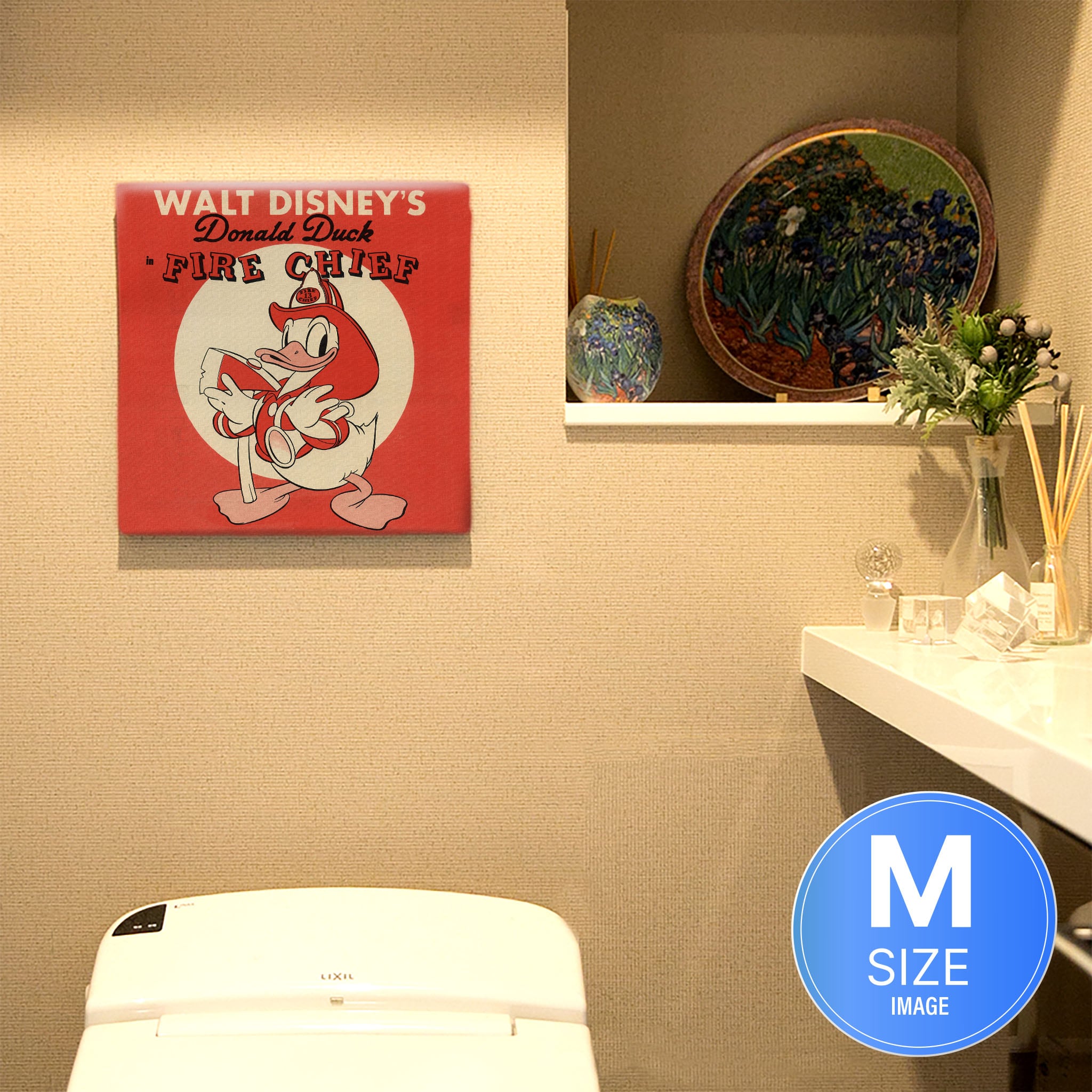 Disney ドナルドダック壁掛けインテリア ラグ仕様】