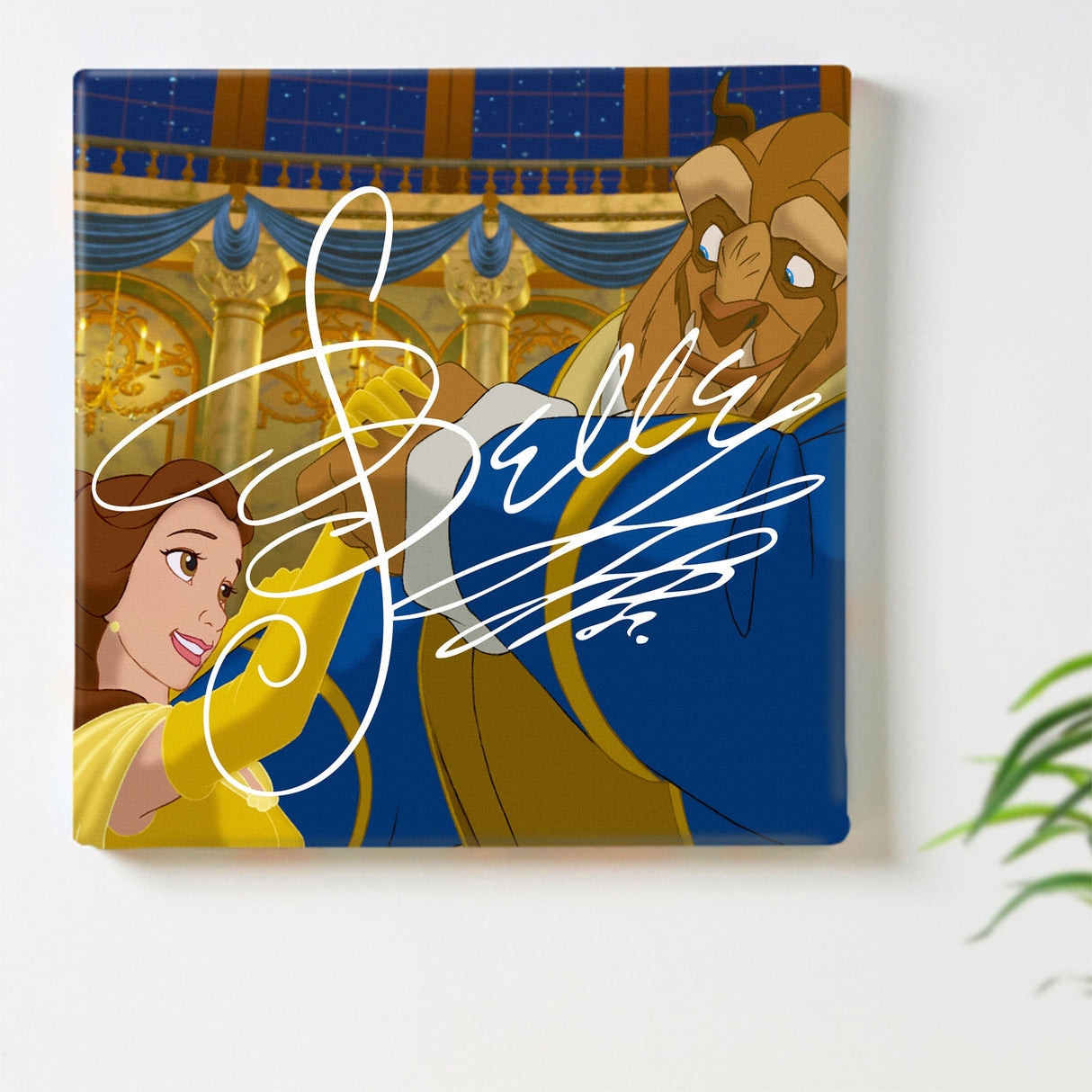 Belle's Wall Decor Beauty and the Beast Art Panel Disney dsn-0298