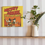 Mickey and Minnie art panel interior goods art retro dsny-1710-20