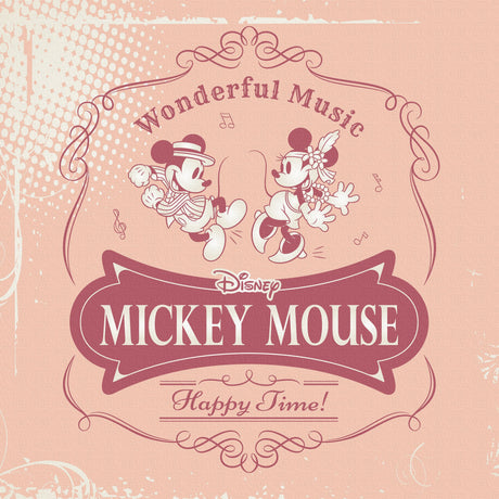 ミッキーマウスのファブリックボード インテリア雑貨 アートパネル キャンバス ディズニー dsny-1901-003