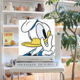 Donald Duck Fabric Panel Set Interior Goods Art Panel Canvas White dsny-2012-03