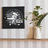 Donald Duck fabric board Interior goods Art panel Canvas Disney Monochrome dsny-2303-07