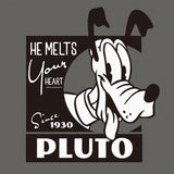 Pluto wall decor interior goods art panel canvas Disney monochrome dsny-2303-10