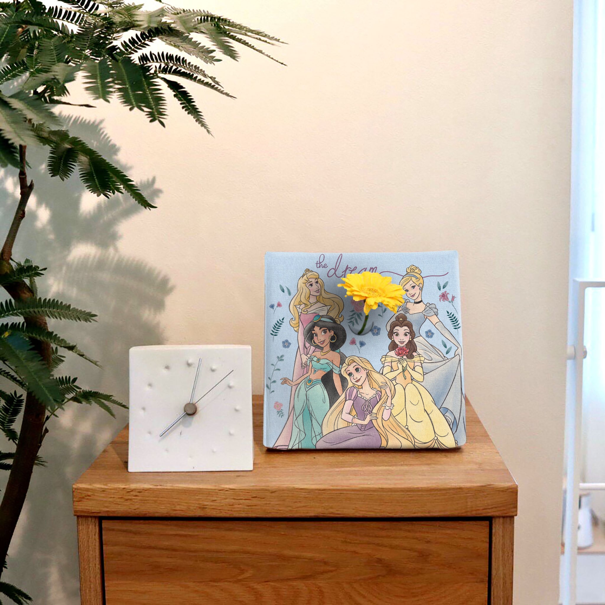 ディズニープリンセスのIKEBANA 20×20×2.7cm 一輪挿し 花瓶