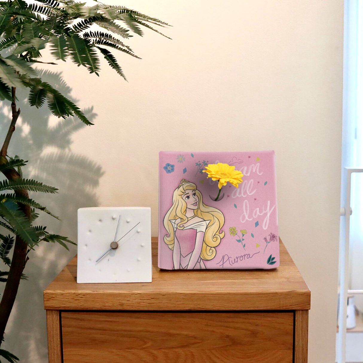 オーロラ姫のIKEBANA 20×20×2.7cm 一輪挿し 花瓶 ディズニープリンセス 眠れる森の美女 IKE-DSNY-2106-16