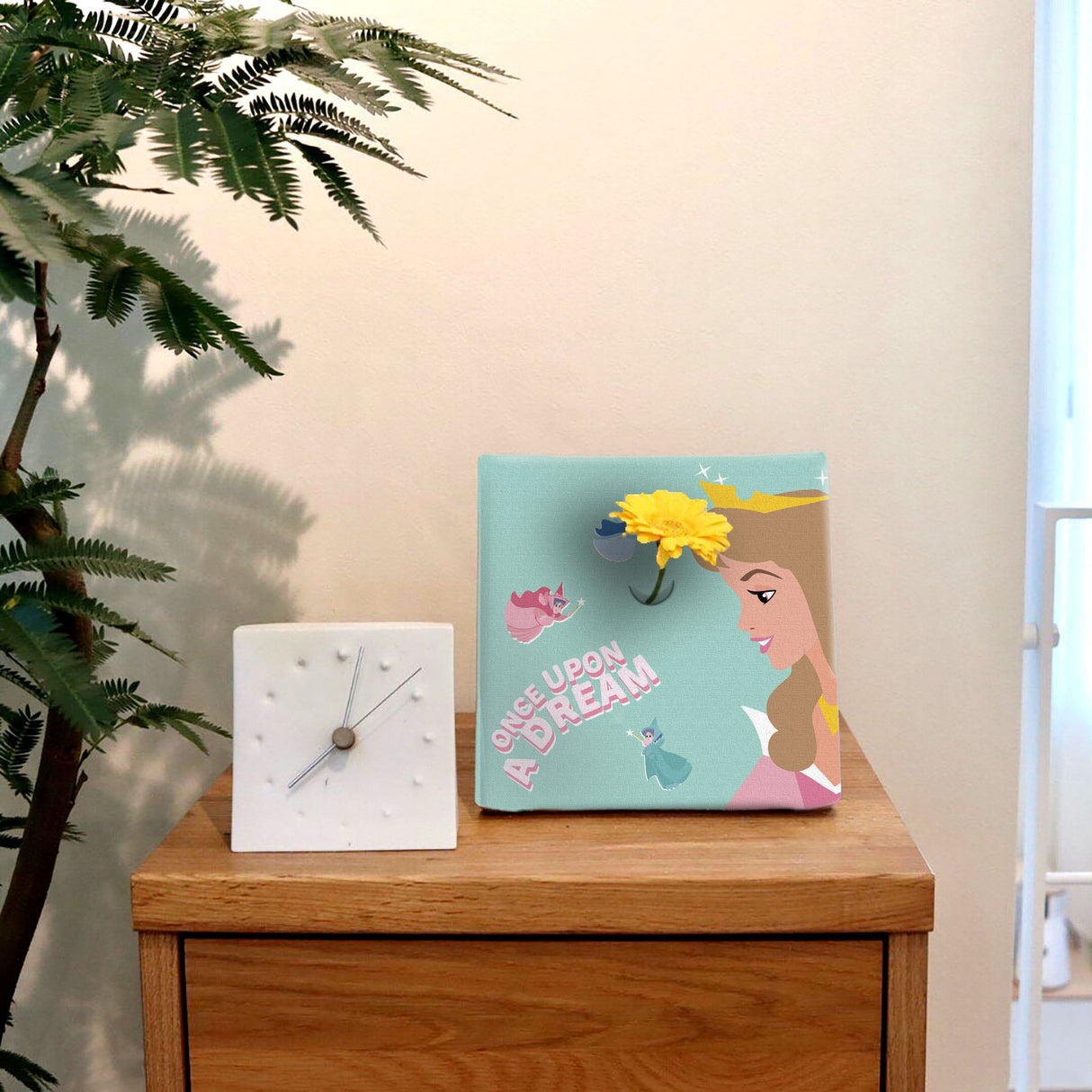 オーロラ姫のIKEBANA 20×20×2.7cm 一輪挿し 花瓶 ディズニープリンセス 眠れる森の美女 IKE-DSNY-2106-22