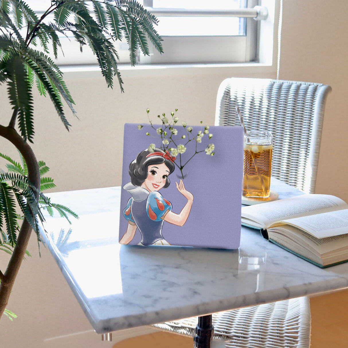 白雪姫のIKEBANA 20×20×2.7cm 一輪挿し 花瓶 ディズニープリンセス IKE-DSNY-2106-28