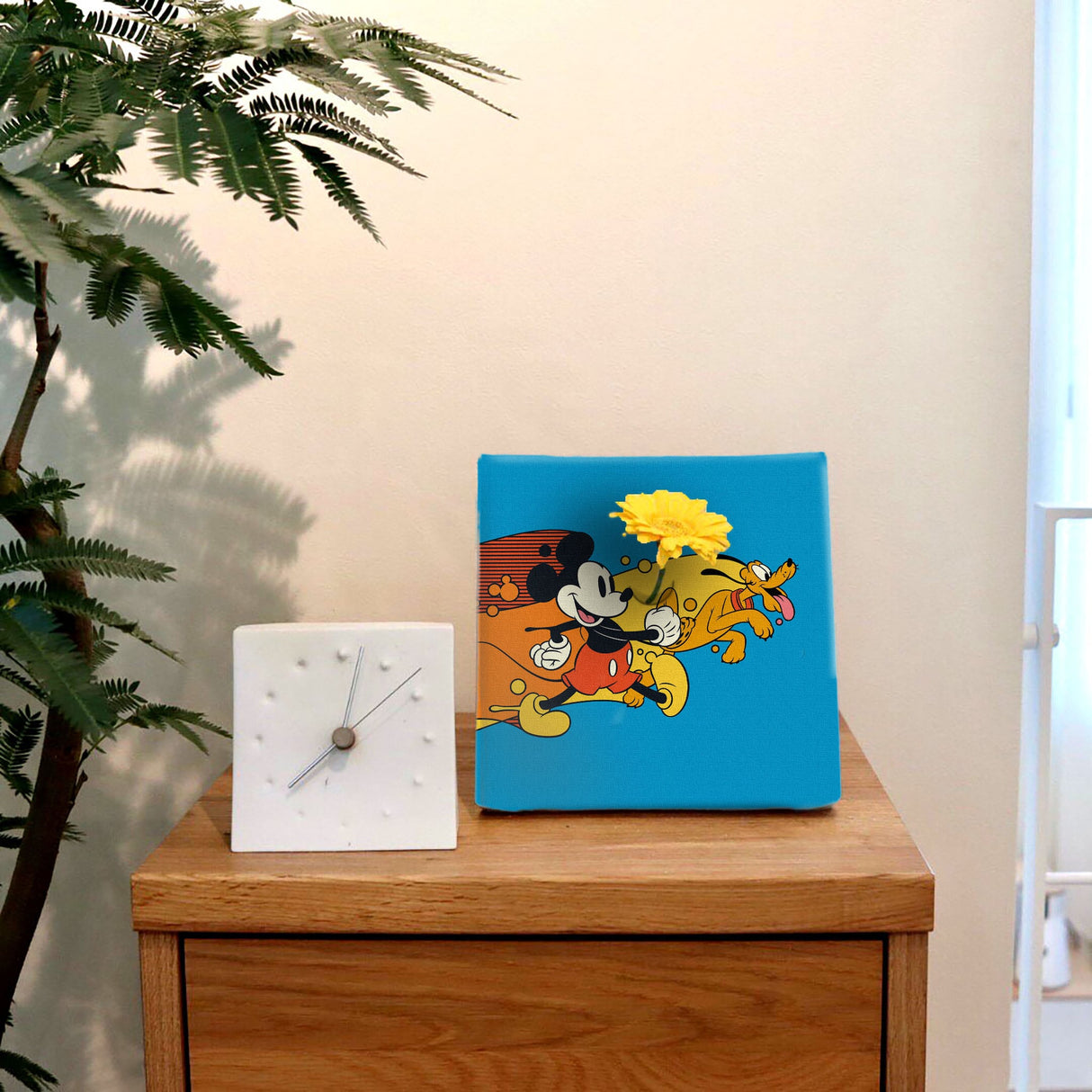 ミッキーマウスのIKEBANA 20×20×2.7cm 一輪挿し 花瓶 ディズニー IKE-DSNY-2212-012