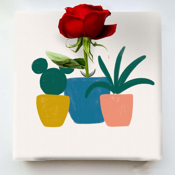 ★☆ヒントニー錦　カキ仔自根☆★ ドナルドダックのIKEBANA 20×20×2.7cm 一輪挿し 花瓶 ディズニー