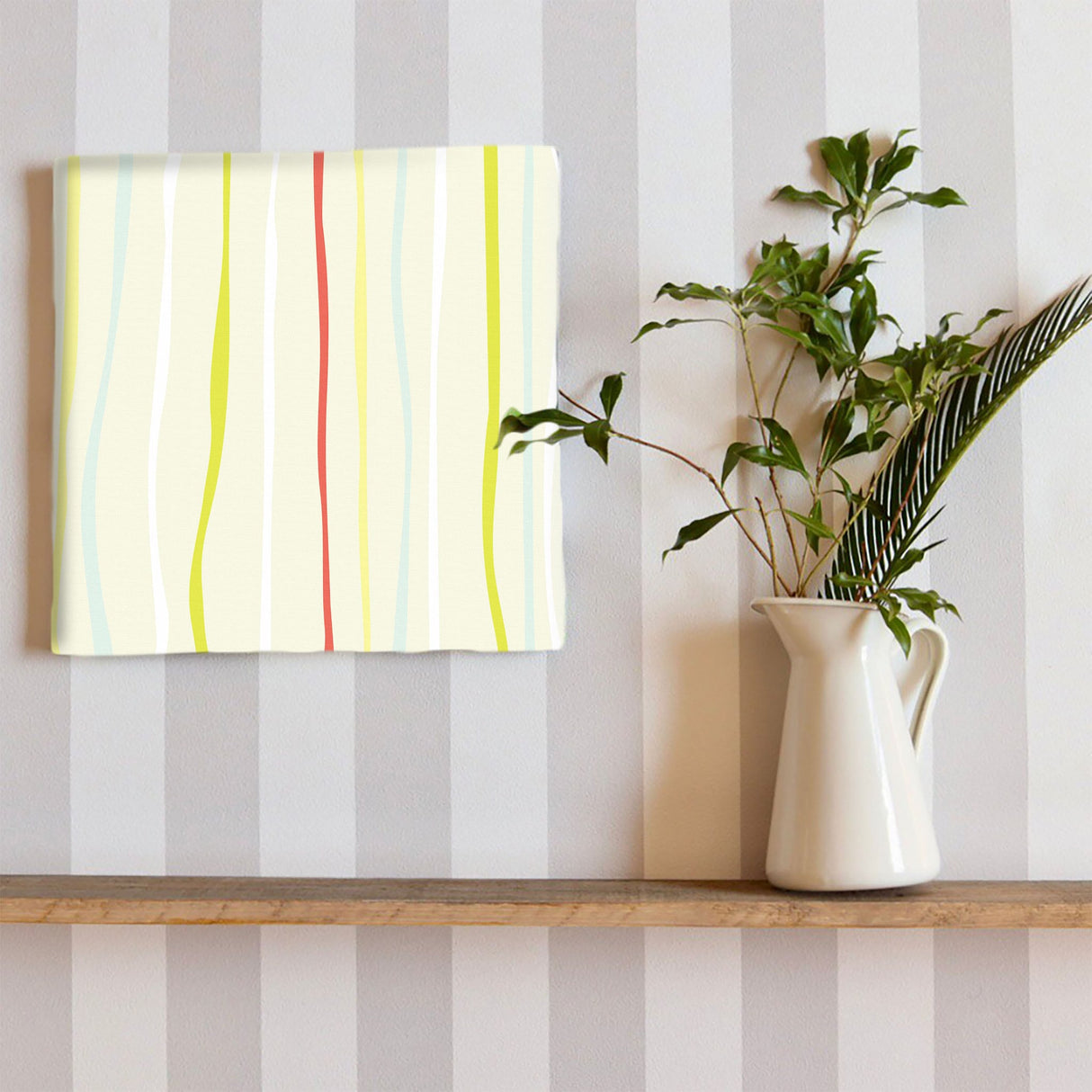 Striped art interior accessories Interior goods pat-0037