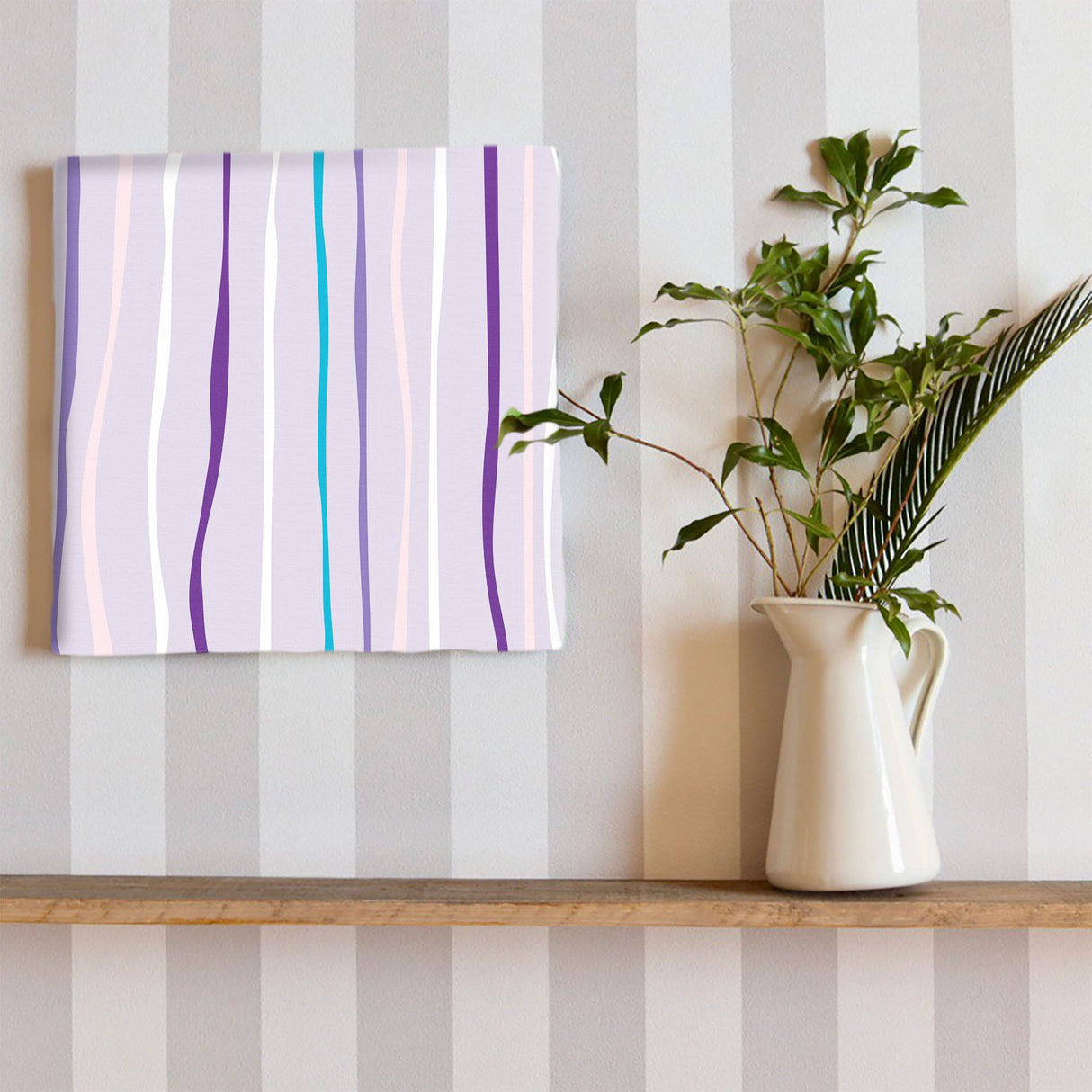 Stylish striped interior accessory wall art pat-0039