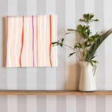 Pop striped interior accessories Living alone Interior pat-0040