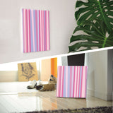 Stylish striped fabric panel interior art pat-0060