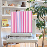 Stylish striped fabric panel interior art pat-0060