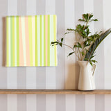 Striped artistic fabric panel photo wall hanging pat-0062