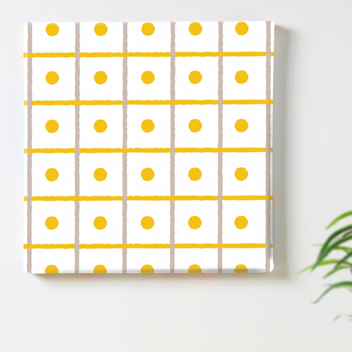 Checkered art panel interior goods pat-0081