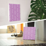 Purple polka dot motif interior accessory wall art pat-0110