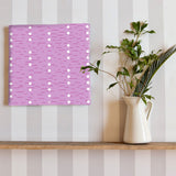 Purple polka dot motif interior accessory wall art pat-0110