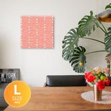 Orange polka dot motif interior accessories Living alone Interior pat-0111