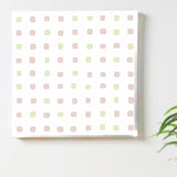 Girly interior accessories with dots Interior art pat-0114