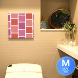 Pink tile motif interior accessories art miscellaneous goods pat-0118