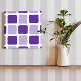 Purple tile motif interior accessories Living alone Interior pat-0120